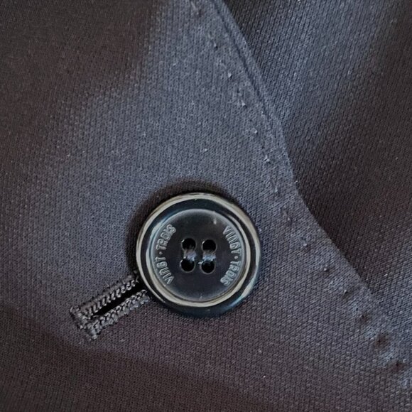 🌺 23 Vingt-Trois Arrondissements Single-Button Black Work Blazer Size 32 (XS) - Picture 10 of 12